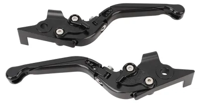 Image de Levier d'embrayage pliable pour moto, en alliage d'aluminium 6061 usiné CNC, pour Tmax560 et Tmax530, noir