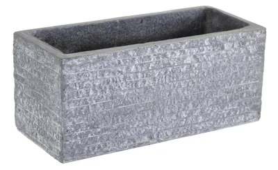 Produktbild von Blumentopf Utah balconybox washed grey l40w17.2h17.2 Fiberclay clayfibre MCollections