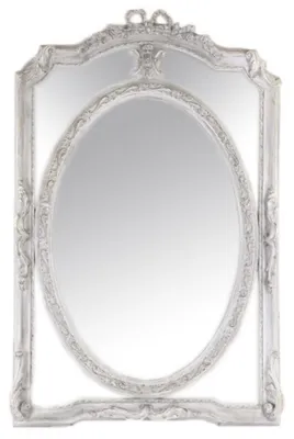 Produktbild von Casa Padrino Barock Wandspiegel im italienischen Antik Stil, Silber, 120 x 80 cm, Prunkvolles Design