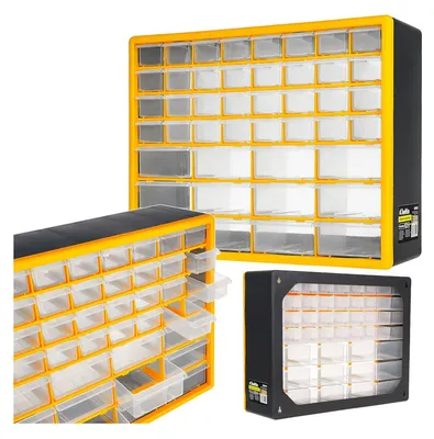 Immagine prodotto di Cassettiera modulare, 44 cassetti, plastica 50 x 16 x 39 cm, Keltin