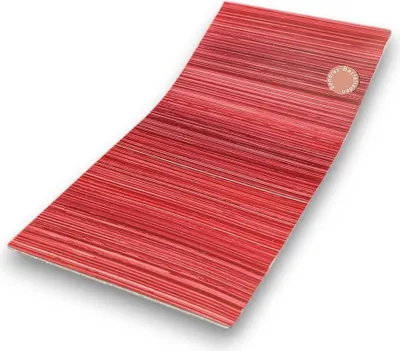 Produktbild von Sandras-Bastelladen - Handbemalt Schraffur - Kerzen Verzierwachsplatte - 200 x 100 x 0,5mm Brombeer