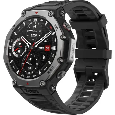 Produktbild von Smartwatch Amazfit T-Rex 3 Onyx Schwarz-1,5 Zoll AMOLED, GPS, 10 ATM 27 Tage