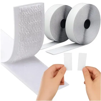 Obrázek produktu pro Ruhhy 25999 Samolepící suchý zip 500 x 2,5 cm, bílá