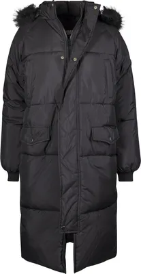 Obrázek produktu pro Urban Classics Ladies Oversize Faux Fur Puffer Coat blk/blk - XXL