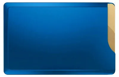 Produktbild von CardTresor Kartenhülle Casual er RFID-/NFC-Schutz aus Edelstahl in blau