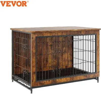 Produktbild von Hundebank - 75CMX48CM - schwarz - Holz - Design - verstelbare Füße