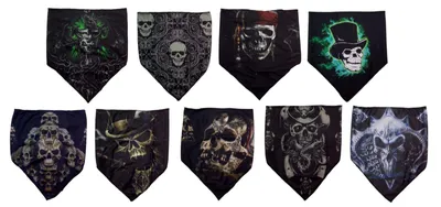 Produktbild von Multifunktionstuch Totenkopf Halstuch Stoffmaske Gesichtsmaske Mund- Nasenmaske, Variante:4