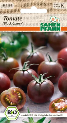 Artikelbild 1 von 'BIO Tomate Black Cherry' aus der Kategorie Kirschtomatensamen