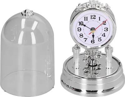 Immagine prodotto di Orologio da tavolo in stile europeo, ambiente tranquillo, rotazione interna, decorazione per il soggiorno e la camera da letto