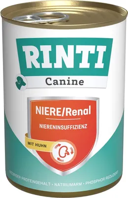 Produktbild von Rinti - Canine NierenDiät 12x400g  |  Huhn