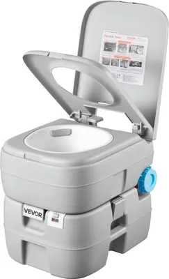 Produktbild von VEVOR Tragbare Toilette mit 30 L Abnehmbarem Abwassertank & 200 Spülungen, Campingtoilette Reisetoilette mit Füllstandsanzeige, Geeignet für Wohnmobilreisen Camping Wandern Bootsfahrten Ausflüge
