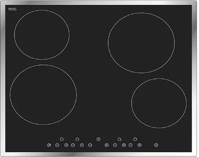 Produktbild von PKM EB-C4N, Schwarz, Integriert, Keramik, Glas, 4 Zone(n), Köcheln