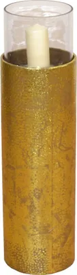 Produktbild von Bodenwindlicht, Goldfarben, Höhe 51 cm