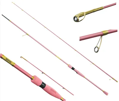 Image de Delphin Queen Pink Canne à pêche 215cm Femme Canne à pêche spin rose