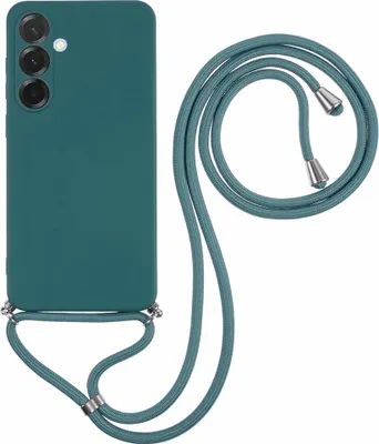 Produktbild von Samsung Galaxy A17 Hülle - Coverup Colour TPU Back Cover mit Handykette - Everglade Green
