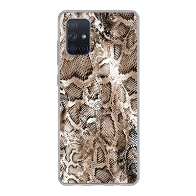 Produktbild von MuchoWow® Handyhülle Schutzhülle Hülle für Samsung Galaxy A51 Tiermuster - Schlange - Haut Silikon Softcase Handy Hülle - Schutzabdeckung