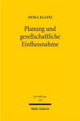 Zdjęcie produktu dla Planung und gesellschaftliche Einflussnahme