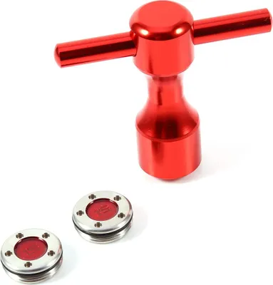Zdjęcie produktu dla 2 sztuki czerwonych ciężarków do putterów golfowych do putterów Scotty Cameron