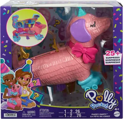 Immagine prodotto di Polly Pocket - Set di panenky - Psí párty - 4 roky+