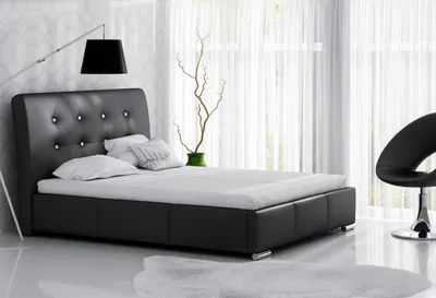 Produktbild von Ehebett Bettrahmen Betten Polsterbett Doppelbett Weiß Polyester Zeitgenössisch