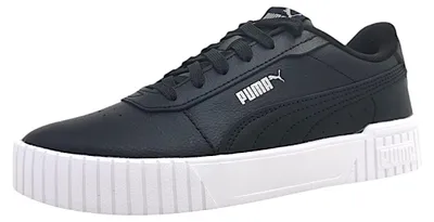 Immagine prodotto di Scarpe da ginnastica basse Puma Carfina 2.0 da donna, colore nero, ideali per il tempo libero