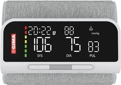 Immagine prodotto di GIMA 49870, polso, automatico, grigio, bianco, LED, 22 - 42 cm, mmHg