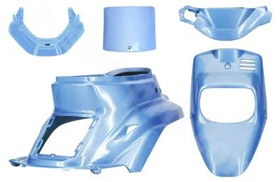 Produktbild von Verkleidungskit TNT hellblau 5-teilig für Yamaha BWS 50 NG, MBK Booster 50