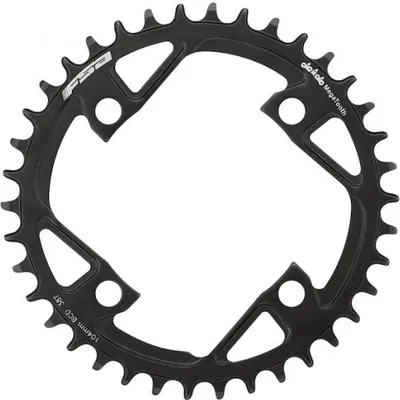 Produktbild von FSA Kettenblatt E-Bike Stahl 4-Arm Megatooth 44 T Schwarz - 104mm BCD, SRAM/S...
