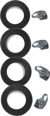 Produktbild von 10" 4x Set Reifen + Schlauch 10 x 2 = 54-156 Kinderwagen Roller Anhänger