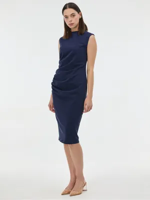 Produktbild von Orsay Dunkelblaues Damen-Midikleid 34