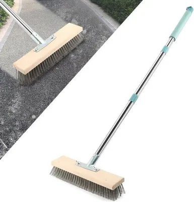 Produktbild von Teleskopischer Drahtbesen für effektive Reinigung von Gärten und Einfahrten