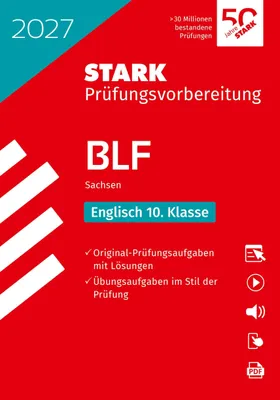 Produktbild von STARK Englisch 10. Klasse - BLF Gymnasium 2027 Sachsen - Prüfungsvorbereitung