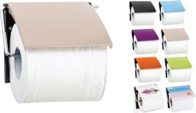 Obrázok produktu pre Kúpeľňová séria "Béžová" Držiak na toaletný papier Držiak na toaletný papier Držiak na toaletný papier Držiak na toaletný papier Držiak na toaletný papier