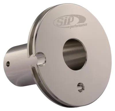 Obrázek produktu pro SIP, regulátor otáček (drosselklappensteuerung), řemenice, řídící trubka, průměr 47 mm, stříbrná barva, pro Vespa 50 N/L/R/S