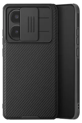 Produktbild von Nillkin, Stoßfeste Hülle für Xiaomi Poco X7 Pro mit Kameraabdeckung, Schwarz