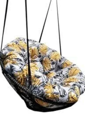 Produktbild von STORK'S NEST Sesselkissen 110–120 cm – Superweiches Gartenkissen, dick gepolstert, Baumwolle,Mikrofaser Bezug, Hängesessel & Schaukelkissen