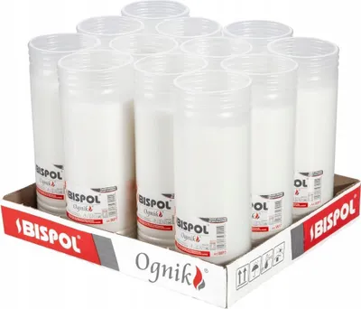 Zdjęcie produktu dla Wkłady do zniczy parafinowe BISPOL WP7 156H 12szt.