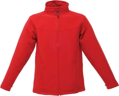 Produktbild von Regatta Uproar Herren Softshell-Jacke / Fleece-Jacke BC811 (S) (Rot/Grau)