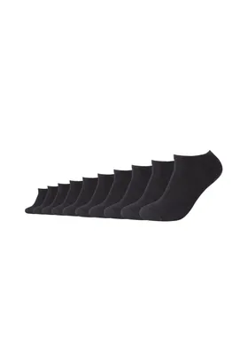 Produktbild von Camano Sneakersocken 10er-Pack Classics mit weichem Komfortbund schwarz 35-38