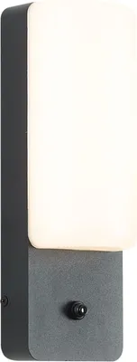 Produktbild von Außenwandleuchte Schwarz mit Dämmerungssensor inkl  LED Shift