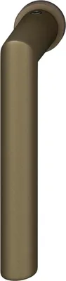 Produktbild von FSB Fenstergriff 341076 - Griff auf runder kleiner Rosette, Aluminium mittelbronze