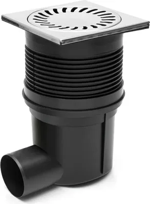 Obrázek produktu pro Nerezový rošt150x50mm Koupelnový odtok Odtok do sklepa Lapač zápachu Plovák