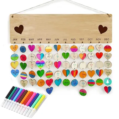Image de Elzusha - Calendriers perpétuels en bois pour conserver vos souvenirs