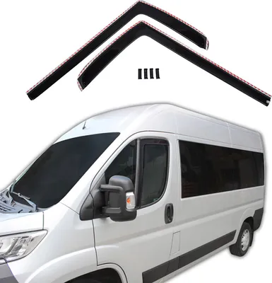Obrázok produktu pre J&J Automotive | SCOUTT Okenné deflektory pre Fiat Ducato 2D 2006-vyššie 2ks