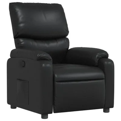 Produktbild von vidaXL Relaxsessel Schwarz Kunstleder