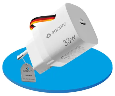 Productafbeelding van SONERO USB-C GaN oplader X-PS111, 1 poort, 33W, wit