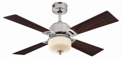 Immagine prodotto di Ventilatore da soffitto con luce LED e telecomando Athena 105 cm