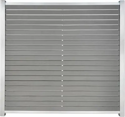 Produktbild von Zaun Hauptelement Hanö WPC-Stecksystem 177 x 177 cm grau