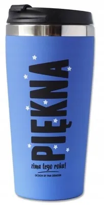 Produktbild von Thermo-Getränkebecher mit Schönheitsinschrift 450 ml