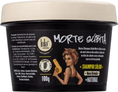 Produktbild von Lola Cosmetics Morte Súbita Shampoo Sólido 100 Gr